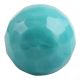 Round Sea Blue Glass Cabinet Knob 